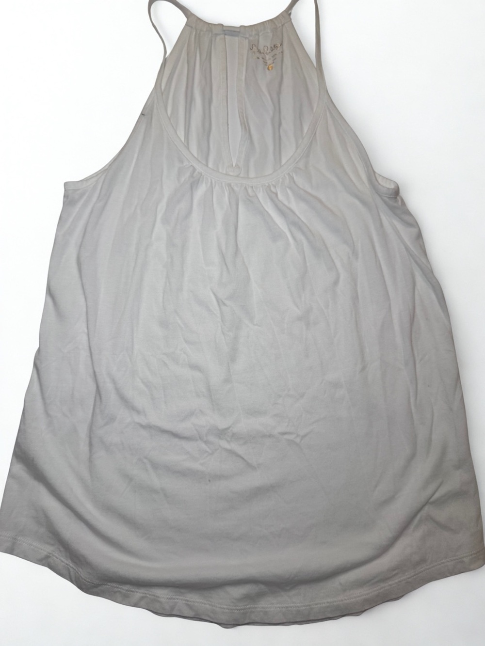 Lilly Pulitzer Soft White Racerback Tank